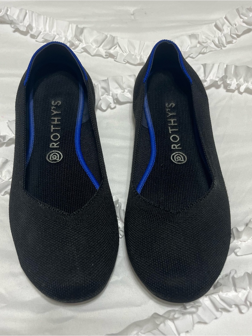 Rothy's Black Flats with Round Toe 10W